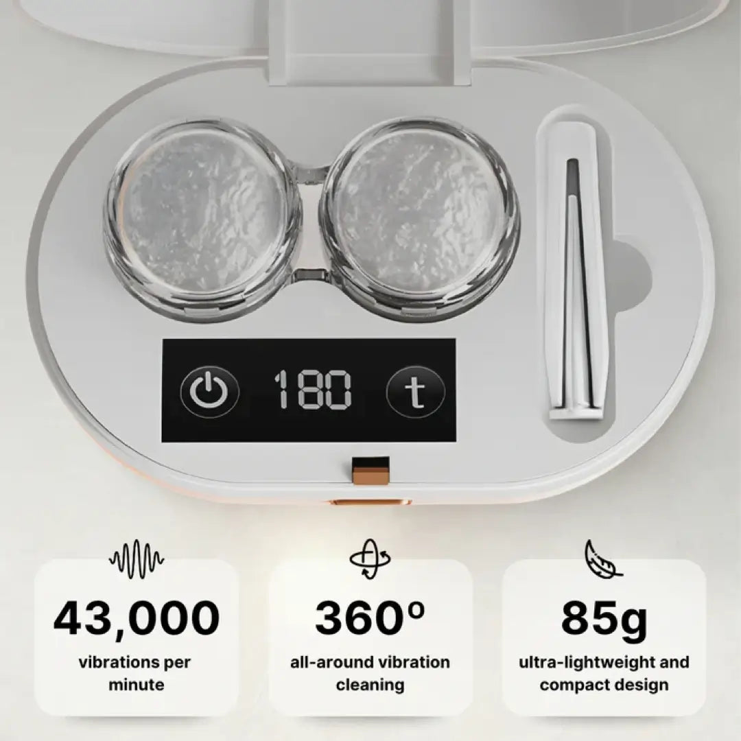 SoniClear PRO™ - Ultrasonic Contact Lens Cleaner